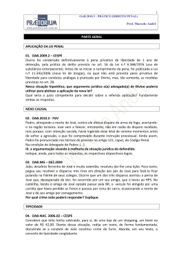 PROF.MARCELO ANDRÉ - PENAL OAB.MG _2ª etapa