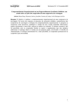 1 Comprometimento Organizacional em um