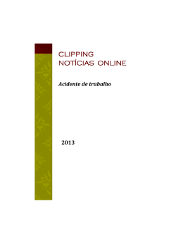 Acidente de Trabalho - 2013 - Suvisa