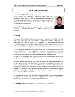 IX - 007 PRONTO ATENDIMENTO