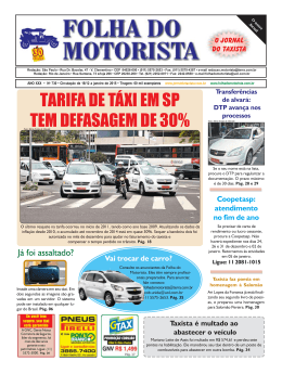 Edição 730. - Folha do Motorista