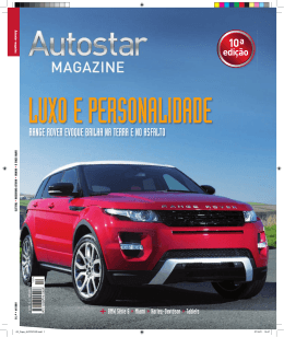 10 &ordf; RANGE ROVER EVOQUE BRILHA NA TERRA E NO ASFALTO