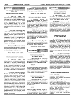 DEPARTAMENTO ESTADUAL DE TRANSITO