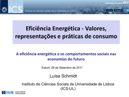 Efici&ecirc;ncia Energ&eacute;tica? Valores, representa&ccedil;&otilde;es e pr&aacute;ticas de