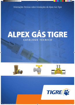 ALPEX G&aacute;s TIGRE Cat&aacute;logo de tubos e conex&otilde;es para g&aacute;s da TIGRE