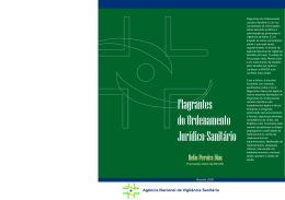 Flagrantes do Ordenamento Jur&iacute;dico-Sanit&aacute;rio