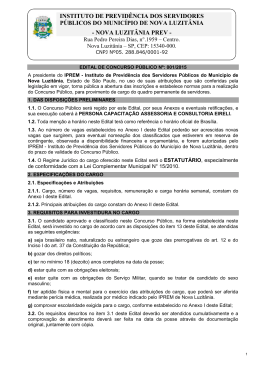 edital de abertura nº 01/2015
