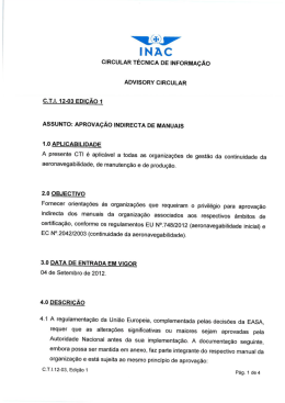 Circular de Informa&ccedil;&atilde;o T&eacute;cnica n.&ordm; 12-03