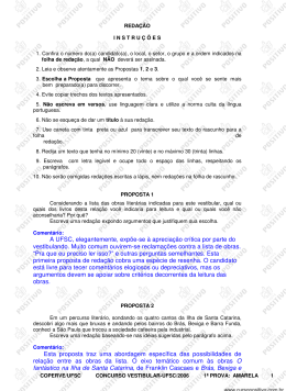 A UFSC, elegantemente, exp&otilde;e-se &agrave; aprecia&ccedil;&atilde;o cr&iacute;tica por parte do