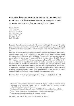 utiliza&ccedil;&atilde;o de servi&ccedil;os de sa&uacute;de relacionados com a
