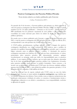 O indicador do Eurostat "passivos contigentes"