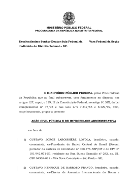 A&ccedil;&atilde;o Civil P&uacute;blica de Improbidade Administrativa contra diretores