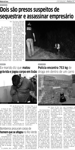 Página - Diário da Serra