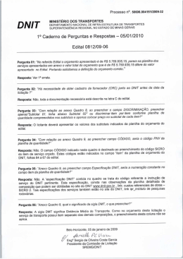 1&ordm; Caderno de Perguntas e respostas