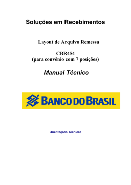 CBR454 - Banco do Brasil