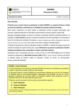 SIGARRA - FCNAUP