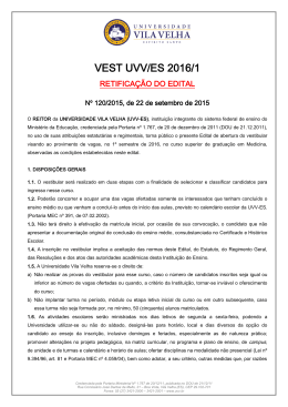 Edital Medicina - Vou pra faculdade