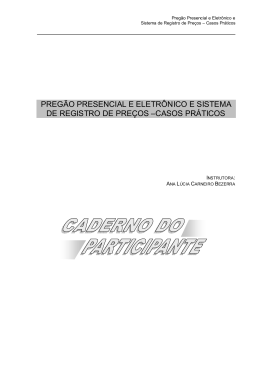PREG&Atilde;O PRESENCIAL E ELETR&Ocirc;NICO E SISTEMA DE - CRC-CE