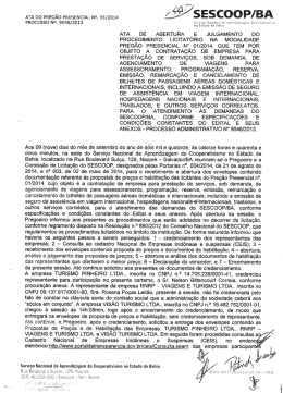 ata do pregão presencial nº 01/2014