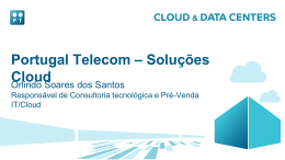 Portugal Telecom – Soluções Cloud