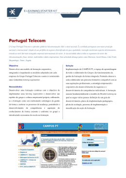 Portugal Telecom - Plataforma e
