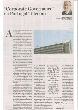 Portugal Telecom (PT) não é uma cm pres