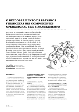o desdobramento da alavanca financeira nas