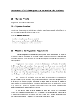 Documento Oficial do Programa de Resultados Stilo Academia 01