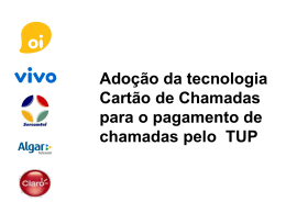 Apresenta&ccedil;&atilde;o das concession&aacute;rias