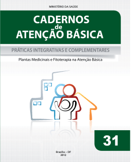 Pr&aacute;ticas integrativas e complementares: plantas medicinais e