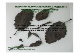 WORKSHOP PLANTAS MEDICINAIS E PR&Aacute;TICAS