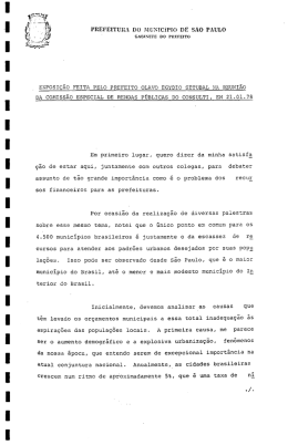 PREFEITURA DO MUNICÍPIO DE SÃO PAULO ` GABINETE DO