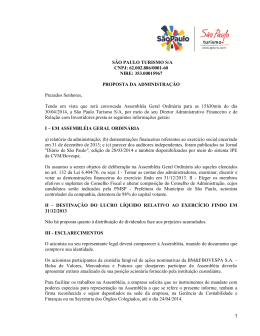 proposta para a assembleia de 30/04/2014