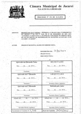 Processo n&ordm; 191/2014