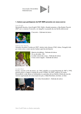 Festa liter&aacute;ria no Gabinete