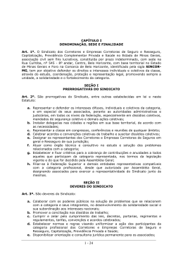 Estatuto - Sincor-mg