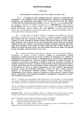 ESTATUTO SOCIAL