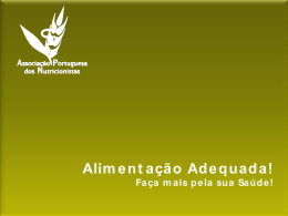 planeamento - Associação Portuguesa dos Nutricionistas