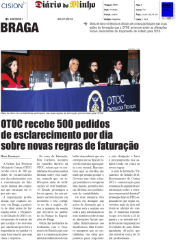 OTOC recebe 500 pedidos de esclarecimento por dia sobre novas