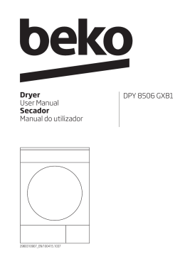 DPY 8506 GXB1 Dryer User Manual Secador Manual do