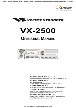 VX-2500 - Radio Vertex