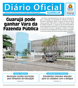 Guarujá pode ganhar Vara da Fazenda Pública