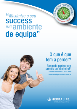 ambiente de equipa&rdquo; success &ldquo; - Desafio de Perda de Peso