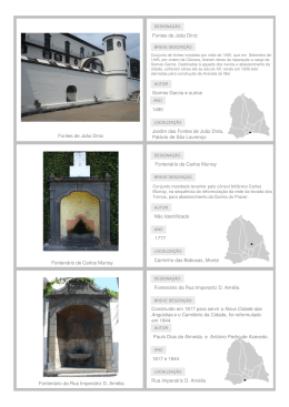Fontes de Jo&atilde;o Diniz Fonten&aacute;rio de Carlos Murray Fonten&aacute;rio da