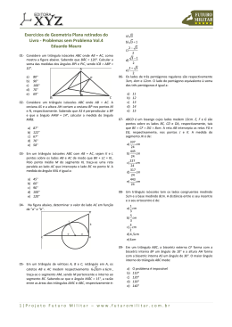 Geometria Plana - Projeto Futuro Militar
