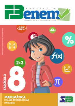 Fasc&iacute;culo 8 - Matem&aacute;tica e suas Tecnologias