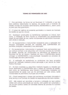 TERMo DE PERMIss&Atilde;o DE uso
