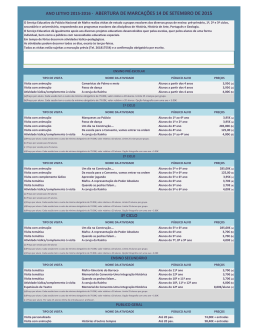 Visitas Escolares 2015-2016