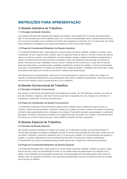 instru&ccedil;&otilde;es para apresenta&ccedil;&atilde;o - I Congresso UFU de Contabilidade