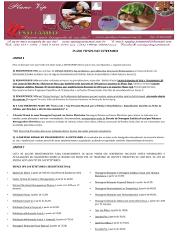 PLANO VIP SPA DAY ESTETAMED ANEXO 1 ANEXO 2